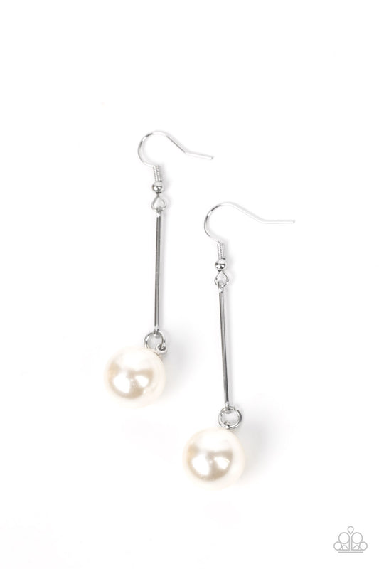 Pearl Redux - White Earring - Paparazzi - Dare2bdazzlin N Jewelry