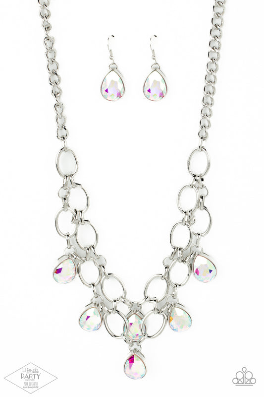Show-Stopping Shimmer - Multi Necklace - Paparazzi - Dare2bdazzlin N Jewelry