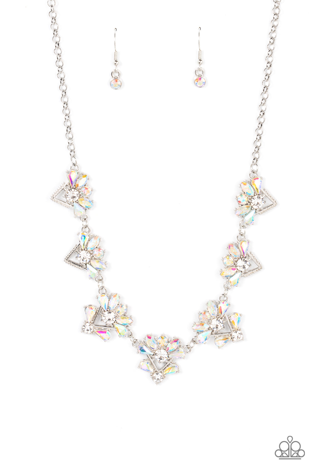 Extragalactic Extravagance - Multi Necklace - Paparazzi - Dare2bdazzlin N Jewelry