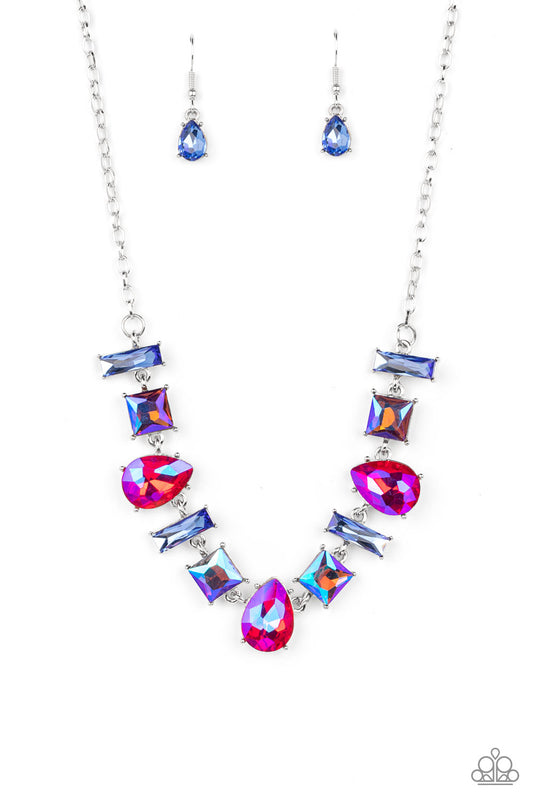 Interstellar Ice - Pink Necklace - Paparazzi - Dare2bdazzlin N Jewelry