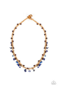 Canyon Voyage - Blue Necklace - Paparazzi - Dare2bdazzlin N Jewelry