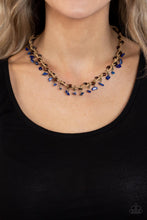 Load image into Gallery viewer, Canyon Voyage - Blue Necklace - Paparazzi - Dare2bdazzlin N Jewelry
