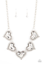 Load image into Gallery viewer, Kindred Hearts - White Necklace - Paparazzi - Dare2bdazzlin N Jewelry
