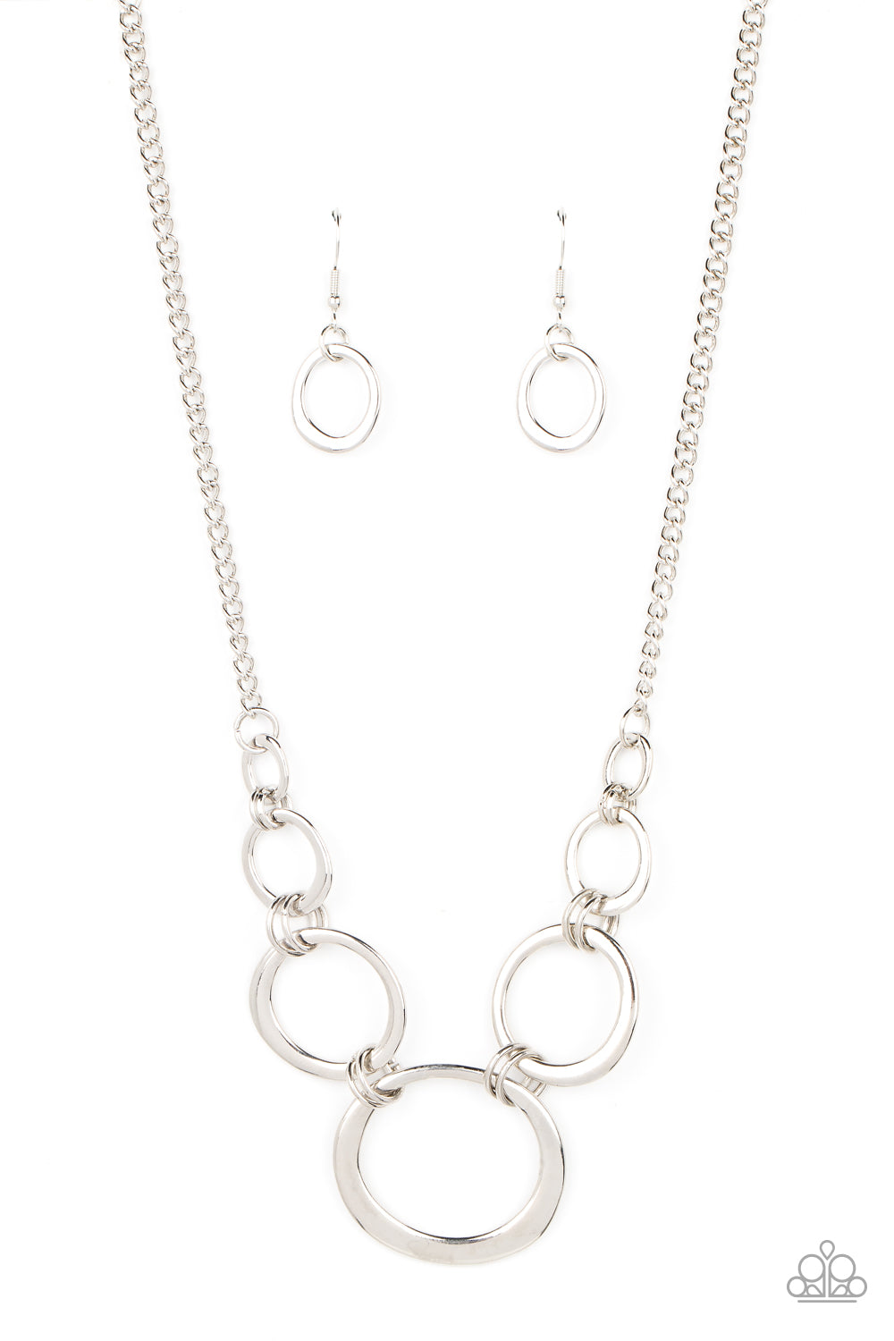 Short Circuit - Silver Necklace - Paparazzi - Dare2bdazzlin N Jewelry
