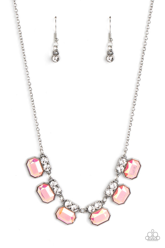 Interstellar Inspiration - Pink Necklace - Paparazzi - Dare2bdazzlin N Jewelry