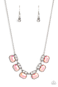 Interstellar Inspiration - Pink Necklace - Paparazzi - Dare2bdazzlin N Jewelry