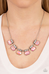 Interstellar Inspiration - Pink Necklace - Paparazzi - Dare2bdazzlin N Jewelry