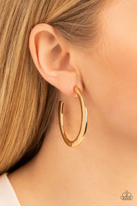 Learning Curve - Gold Earring - Paparazzi - Dare2bdazzlin N Jewelry