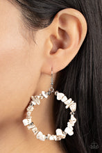 Load image into Gallery viewer, Mineral Mantra - White Earring - Paparazzi - Dare2bdazzlin N Jewelry
