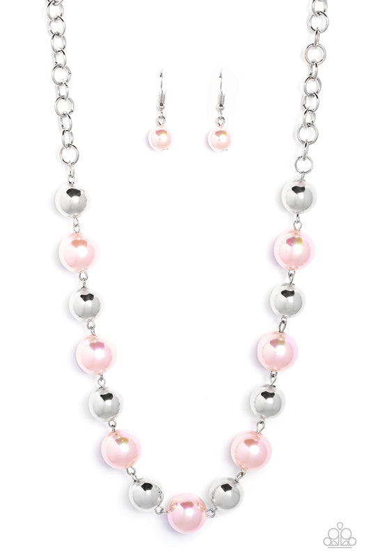 Dreamscape Escape - Pink Necklace - Paparazzi - Dare2bdazzlin N Jewelry