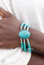 Load image into Gallery viewer, Stone Pools - Blue Bracelet - Paparazzi - Dare2bdazzlin N Jewelry
