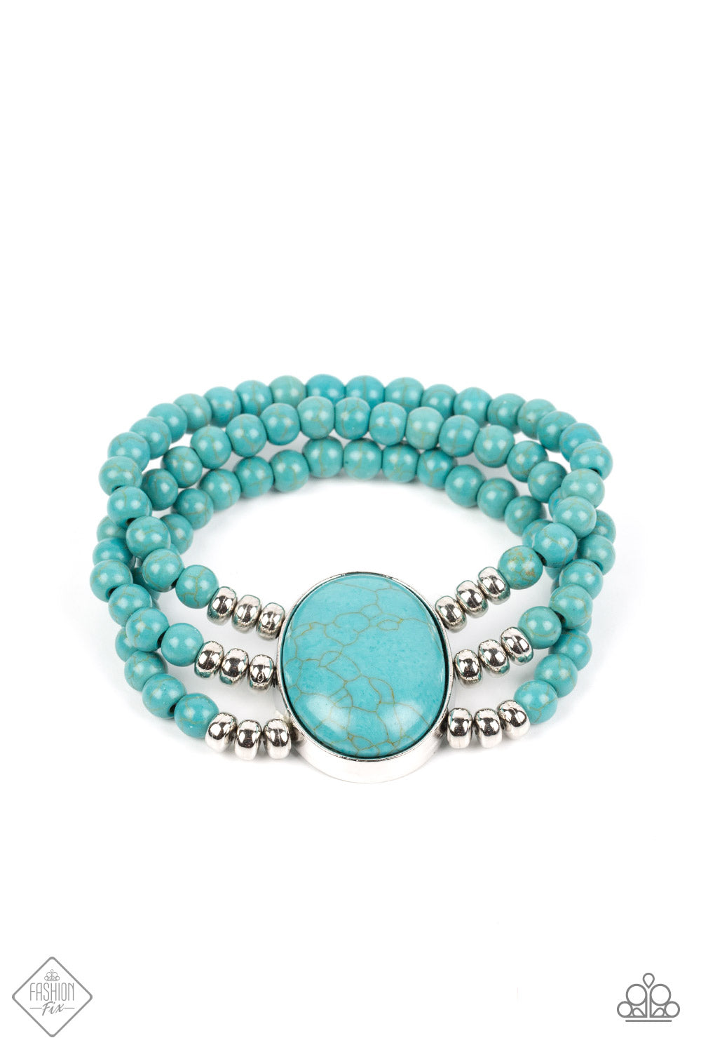 Stone Pools - Blue Bracelet - Paparazzi - Dare2bdazzlin N Jewelry