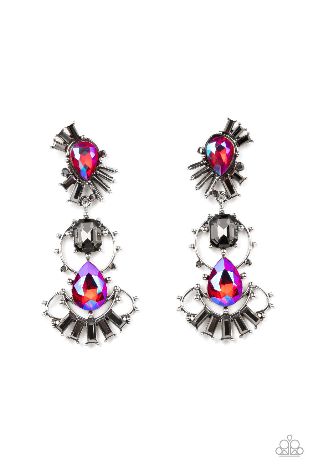 Ultra Universal - Pink Post Earring - Paparazzi - Dare2bdazzlin N Jewelry