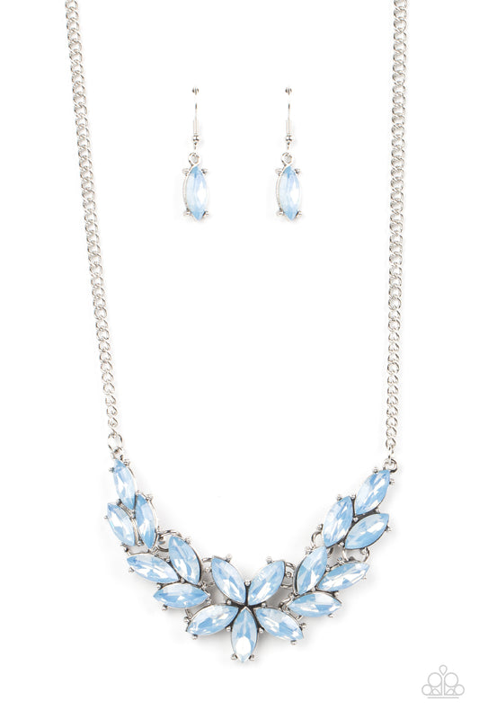 Ethereal Efflorescence - Blue Necklace - Paparazzi - Dare2bdazzlin N Jewelry
