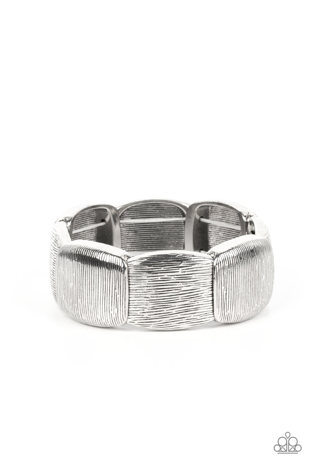 Prairie Block Party - Silver Bracelet - Paparazzi - Dare2bdazzlin N Jewelry