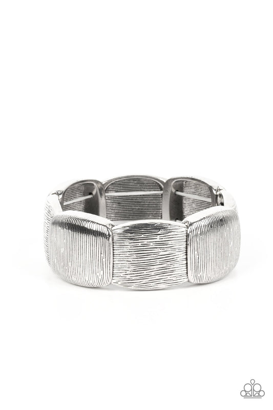 Prairie Block Party - Silver Bracelet - Paparazzi - Dare2bdazzlin N Jewelry