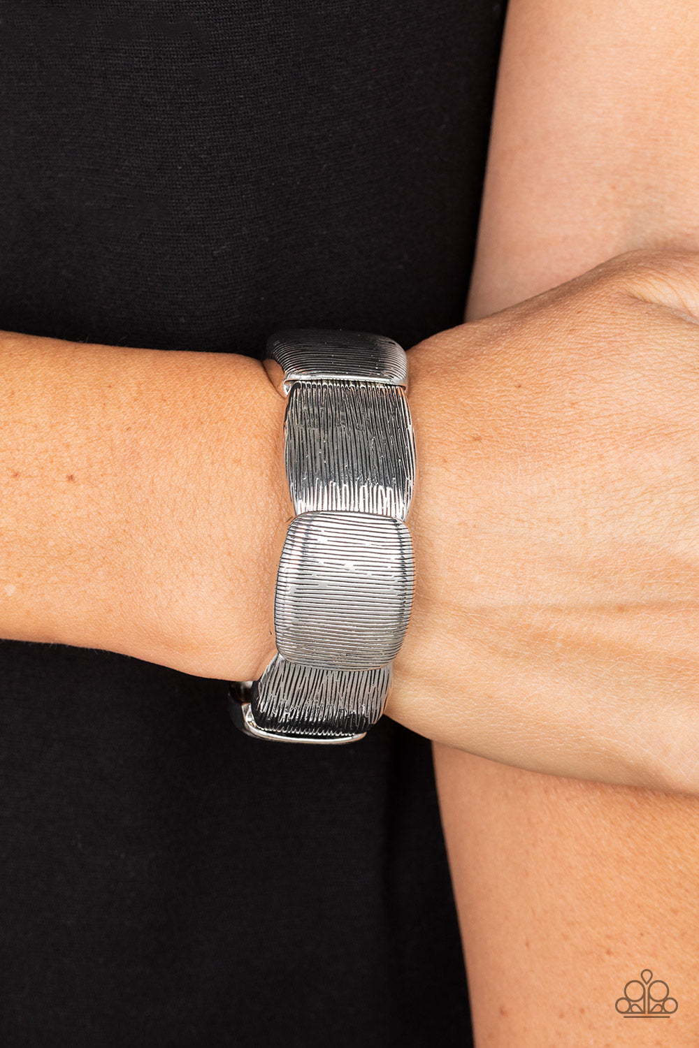 Prairie Block Party - Silver Bracelet - Paparazzi - Dare2bdazzlin N Jewelry
