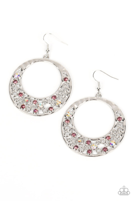 Enchanted Effervescence - Purple Earring - Paparazzi - Dare2bdazzlin N Jewelry