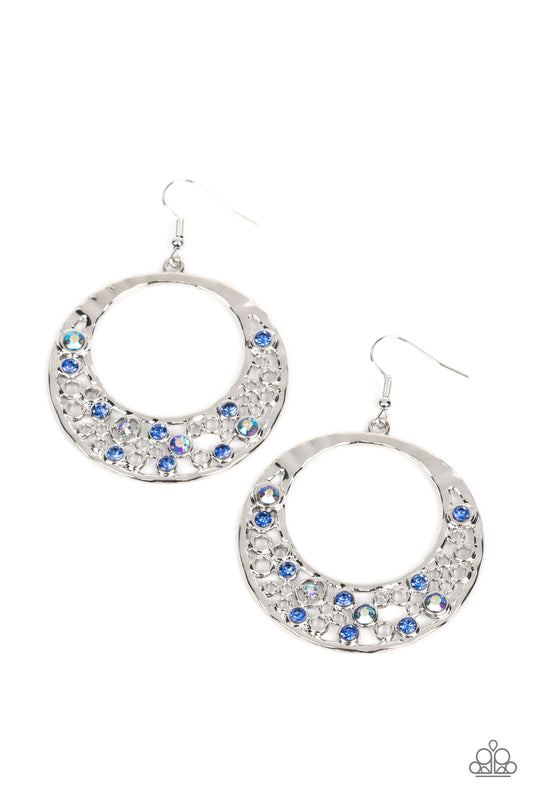 Enchanted Effervescence - Blue Earring - Paparazzi - Dare2bdazzlin N Jewelry