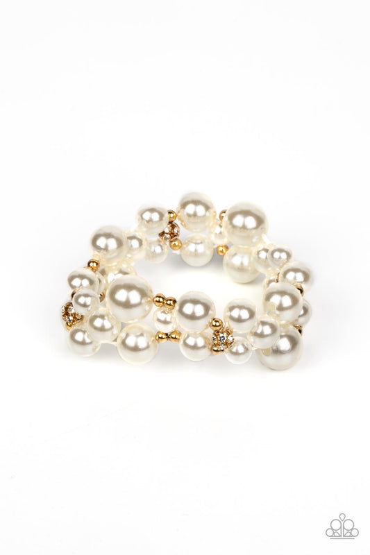 Her Serene Highness - Gold Bracelet - Paparazzi - Dare2bdazzlin N Jewelry