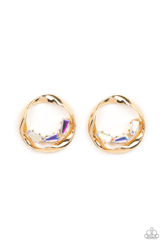 Imperfect Illumination - Multi Earring - Paparazzi - Dare2bdazzlin N Jewelry