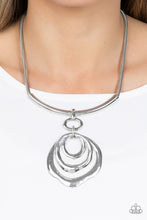 Load image into Gallery viewer, Forged in Fabulous - Silver Necklace - Paparazzi - Dare2bdazzlin N Jewelry
