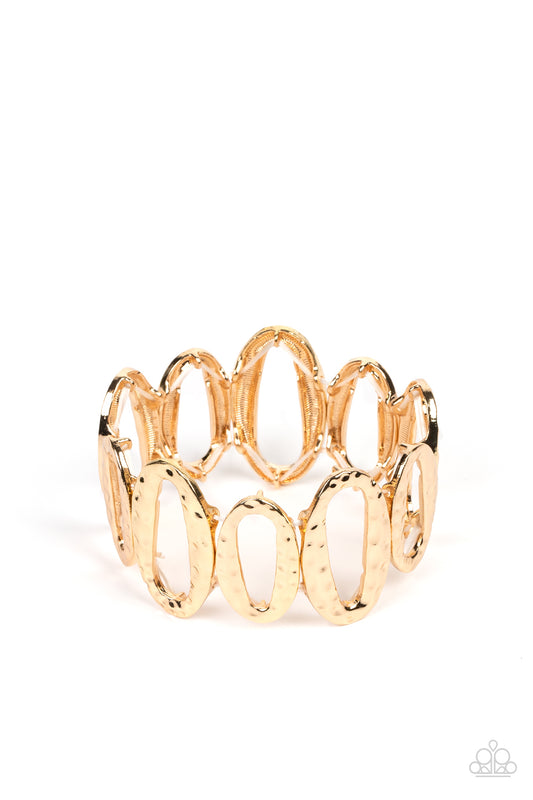 Homestead Heirloom - Gold Bracelet - Paparazzi - Dare2bdazzlin N Jewelry