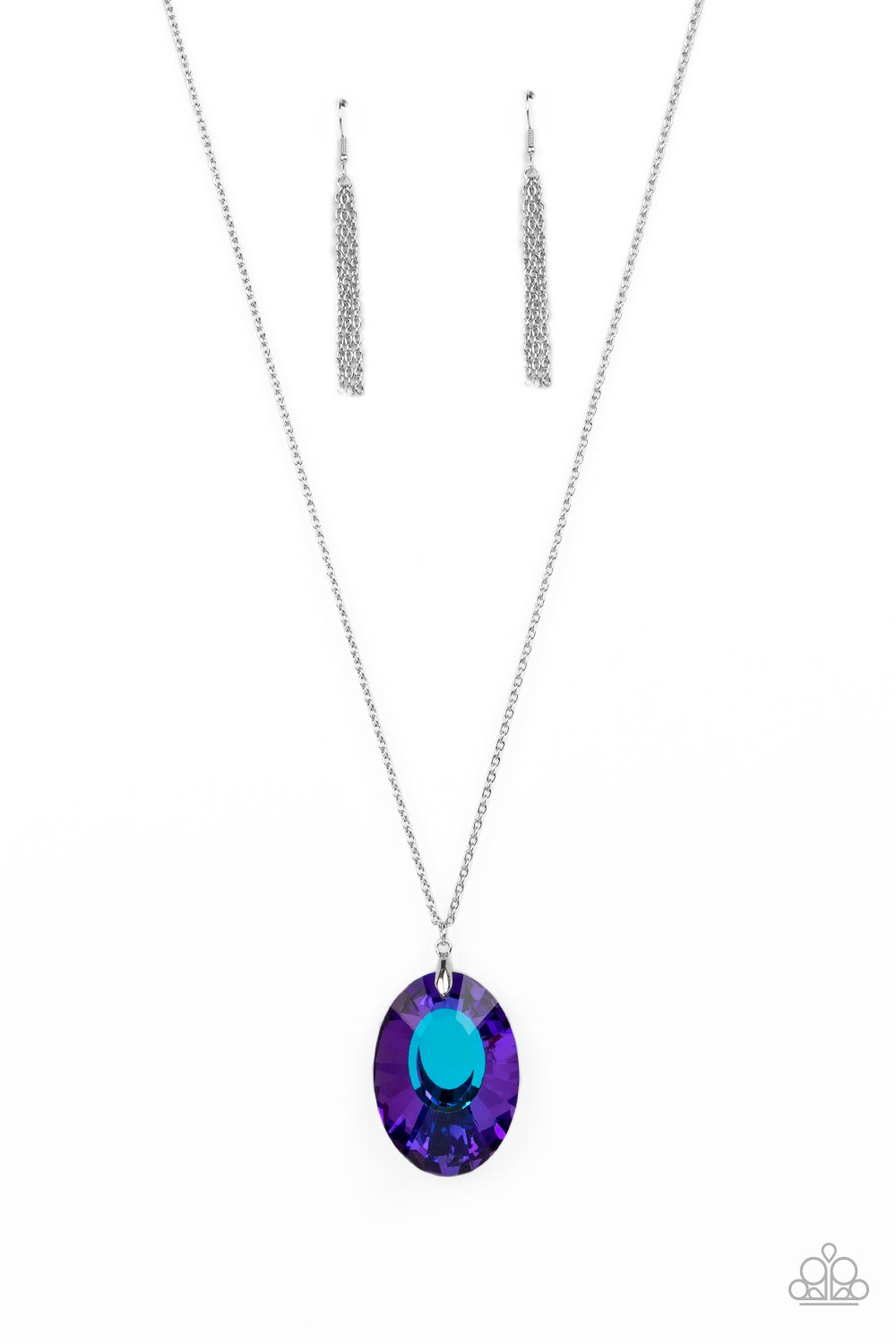Celestial Essence - Blue Necklace - Paparazzi - Dare2bdazzlin N Jewelry