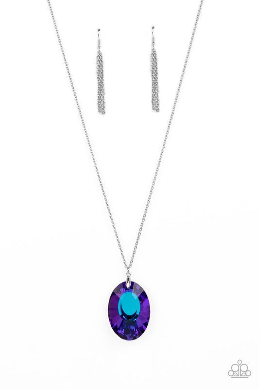 Celestial Essence - Blue Necklace - Paparazzi - Dare2bdazzlin N Jewelry