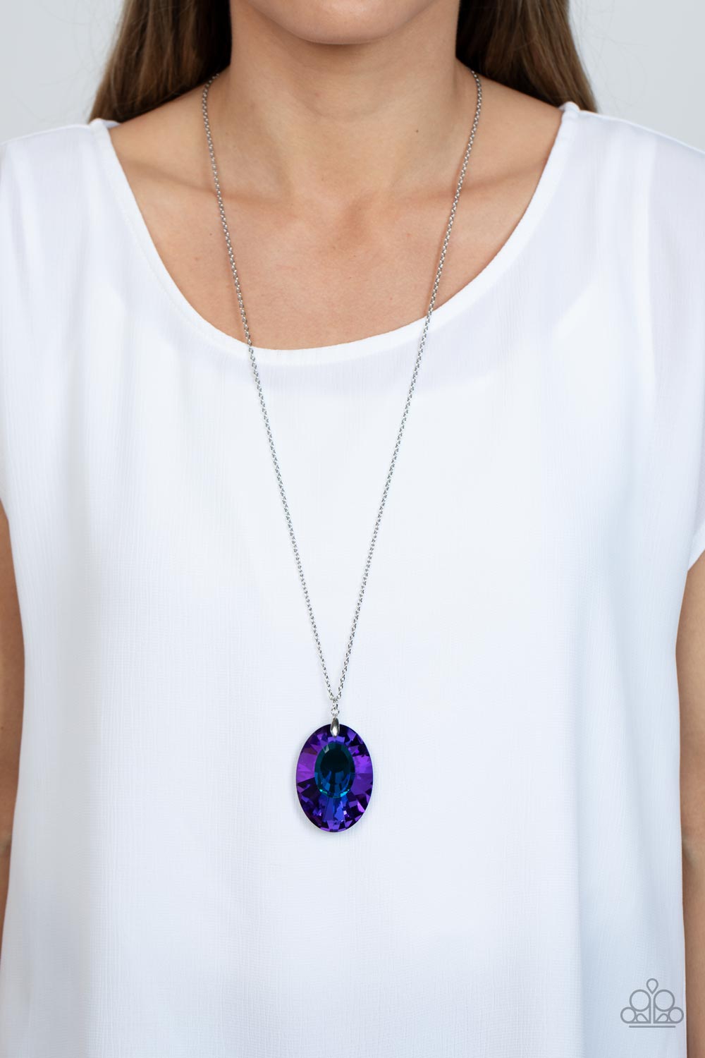 Celestial Essence - Blue Necklace - Paparazzi - Dare2bdazzlin N Jewelry