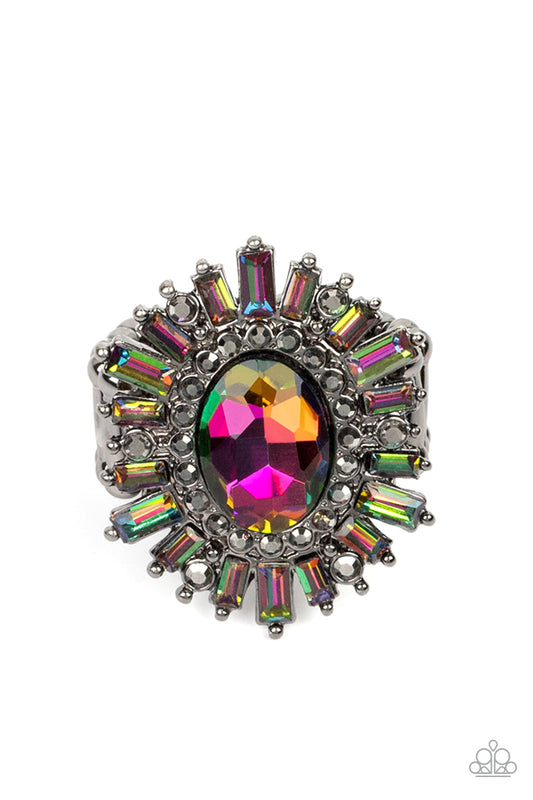 Astral Attitude - Multi Ring - Paparazzi - Dare2bdazzlin N Jewelry