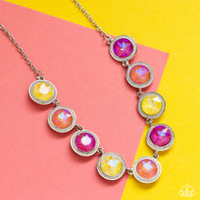 Load image into Gallery viewer, Queen of the Cosmos - Yellow Necklace - Paparazzi - Dare2bdazzlin N Jewelry
