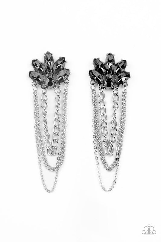 Reach for the SKYSCRAPERS - Silver Earring - Paparazzi - Dare2bdazzlin N Jewelry