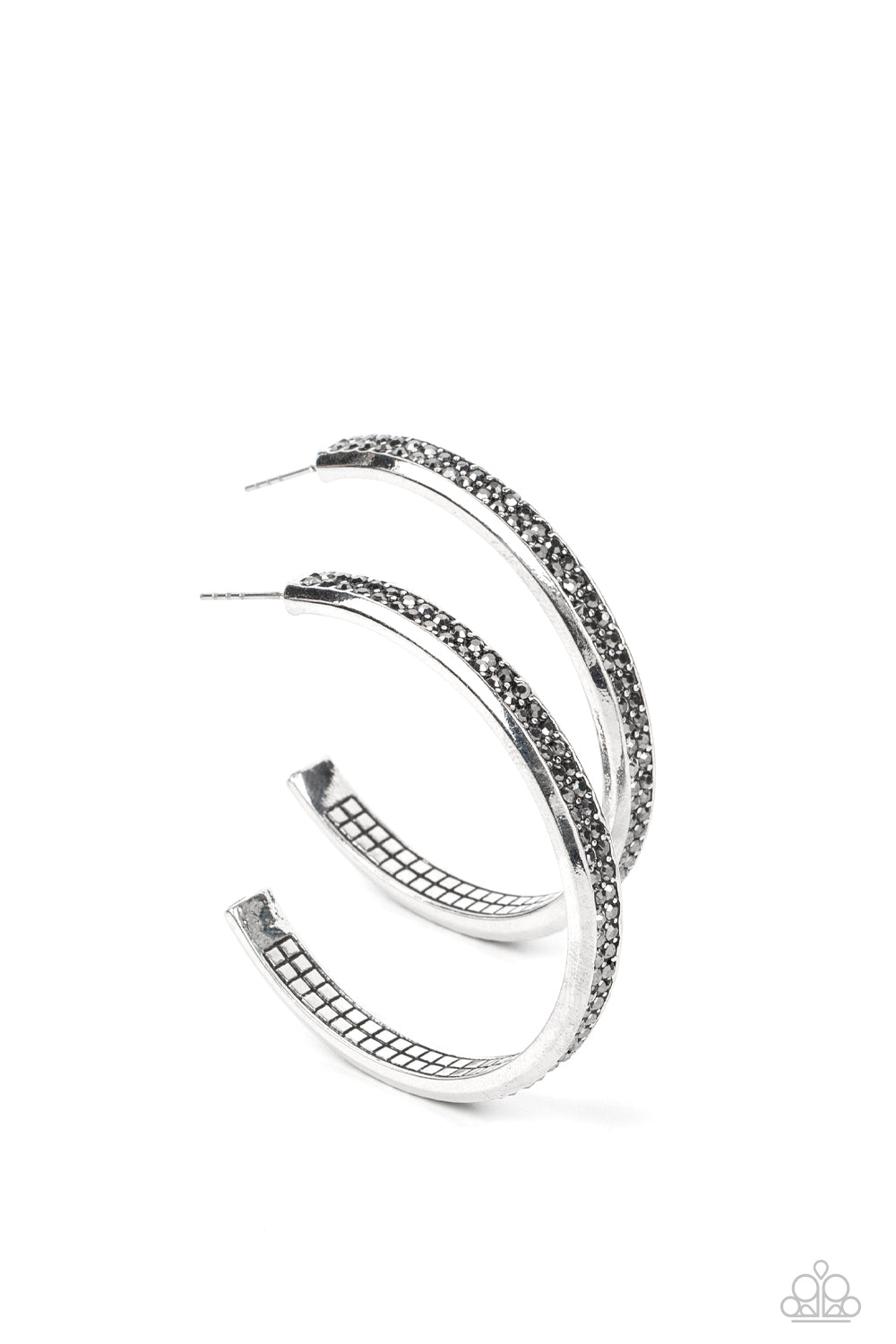 Flash Freeze - Silver Earring - Paparazzi - Dare2bdazzlin N Jewelry