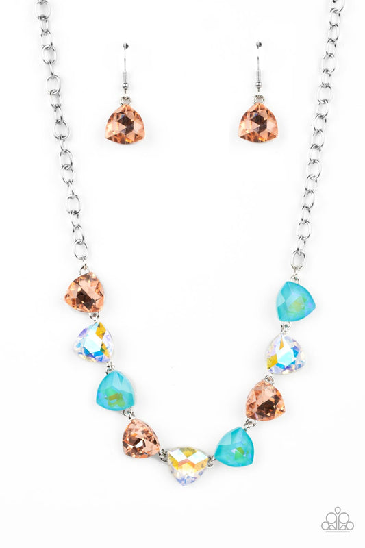 Dreamy Drama - Orange Necklace - Paparazzi - Dare2bdazzlin N Jewelry