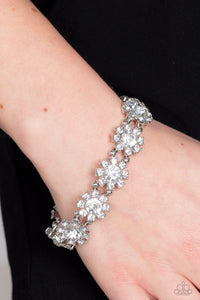 Premium Perennial - White Bracelet - Paparazzi - Dare2bdazzlin N Jewelry
