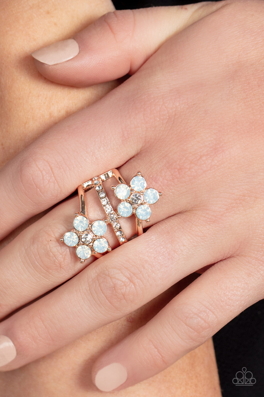 Precious Petals - Rose Gold Ring - Paparazzi - Dare2bdazzlin N Jewelry