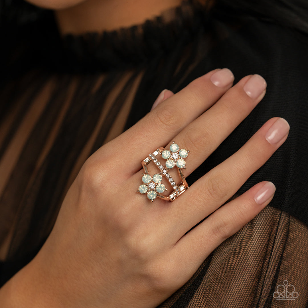 Precious Petals - Rose Gold Ring - Paparazzi - Dare2bdazzlin N Jewelry