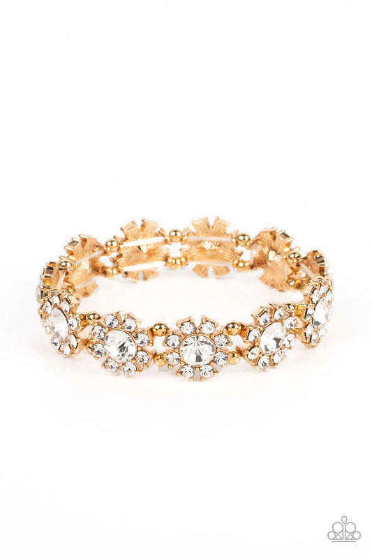 Premium Perennial - Gold Bracelet - Paparazzi - Dare2bdazzlin N Jewelry