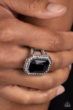 Load image into Gallery viewer, A Royal Welcome - Black Ring - Paparazzi - Dare2bdazzlin N Jewelry
