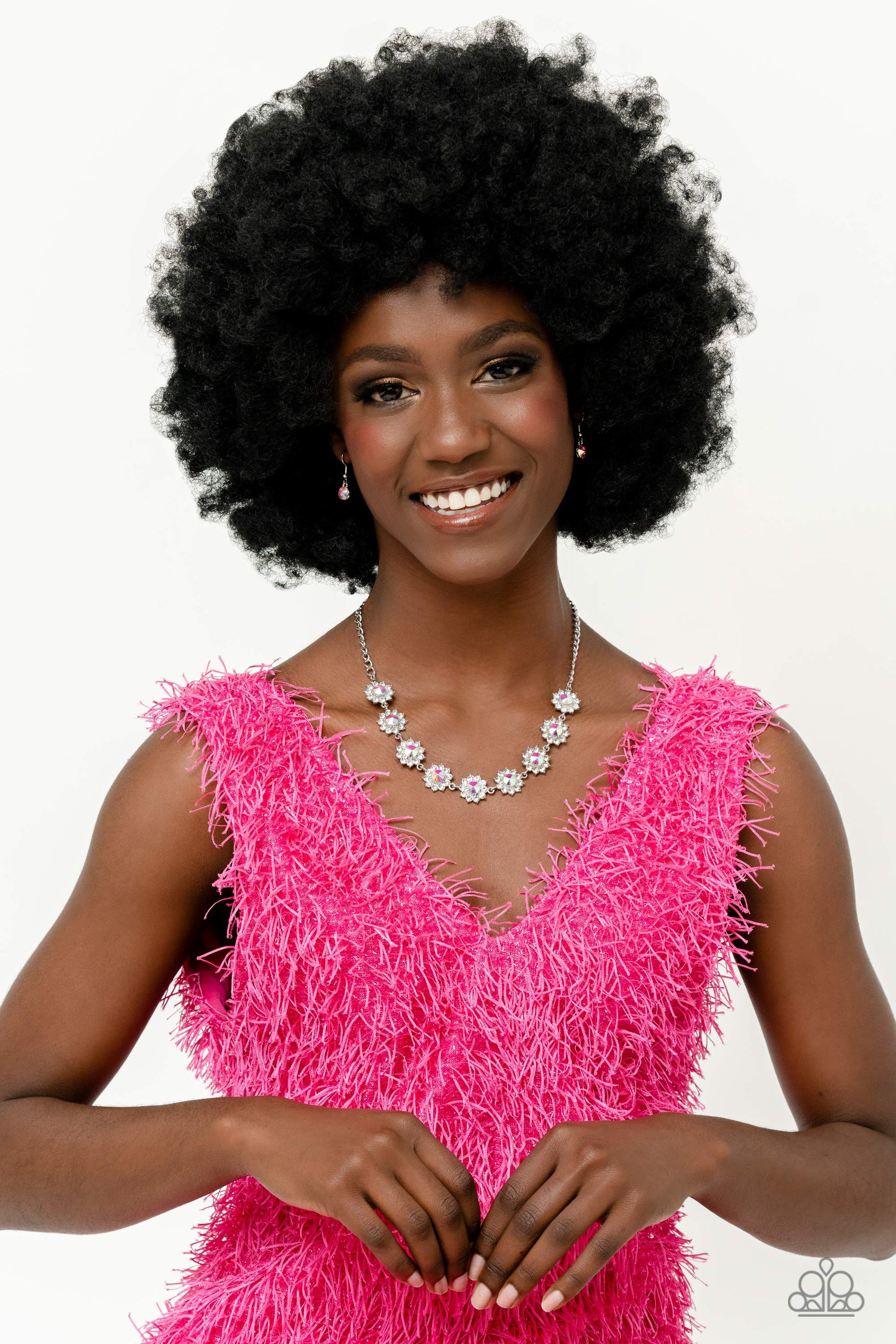 Blooming Brilliance - Multi Necklace - Paparazzi - Dare2bdazzlin N Jewelry