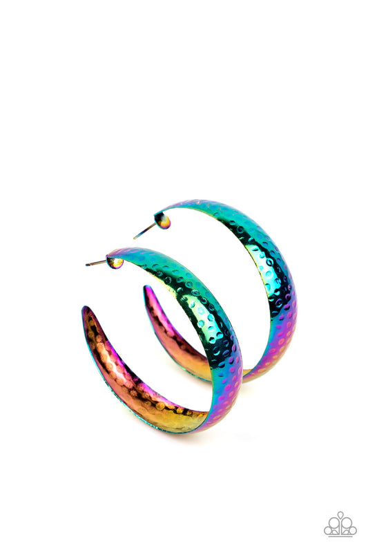 Futuristic Flavor - Multi Earring - Paparazzi - Dare2bdazzlin N Jewelry
