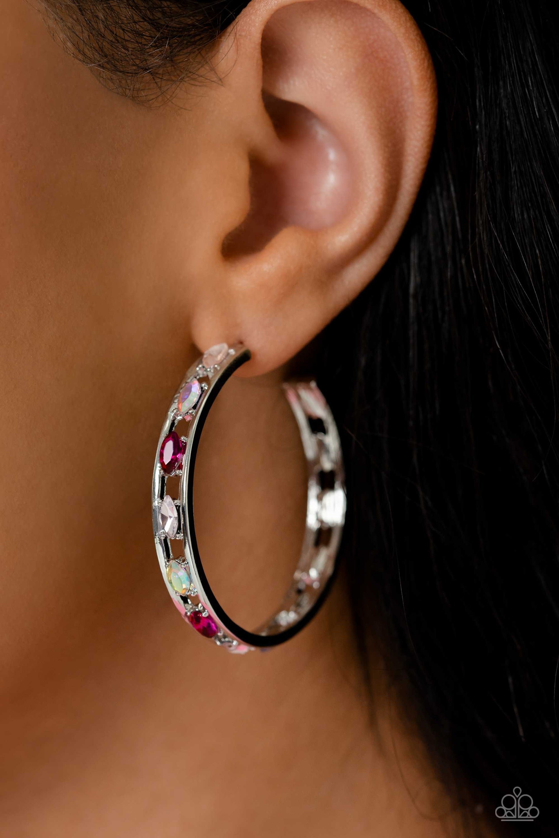 The Gem Fairy - Pink Earring - Paparazzi - Dare2bdazzlin N Jewelry
