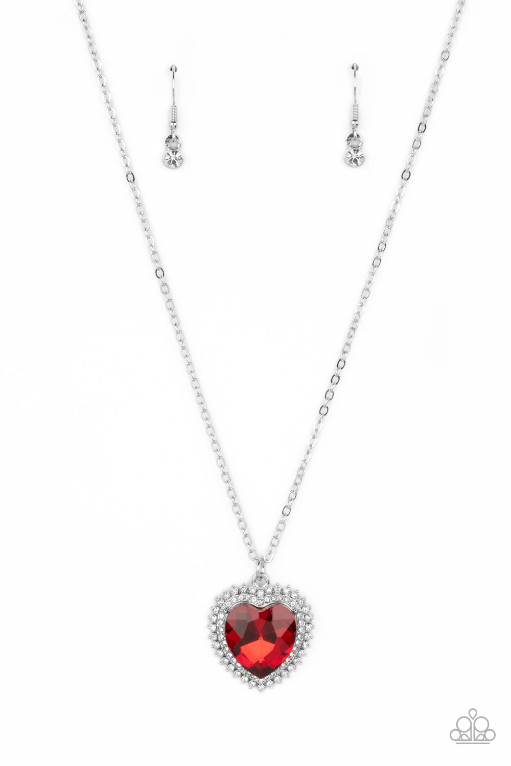 Sweethearts Stroll - Red Necklace - Paparazzi - Dare2bdazzlin N Jewelry