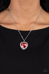 Sweethearts Stroll - Red Necklace - Paparazzi - Dare2bdazzlin N Jewelry