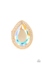 Load image into Gallery viewer, Illuminated Icon - Gold Ring - Paparazzi - Dare2bdazzlin N Jewelry

