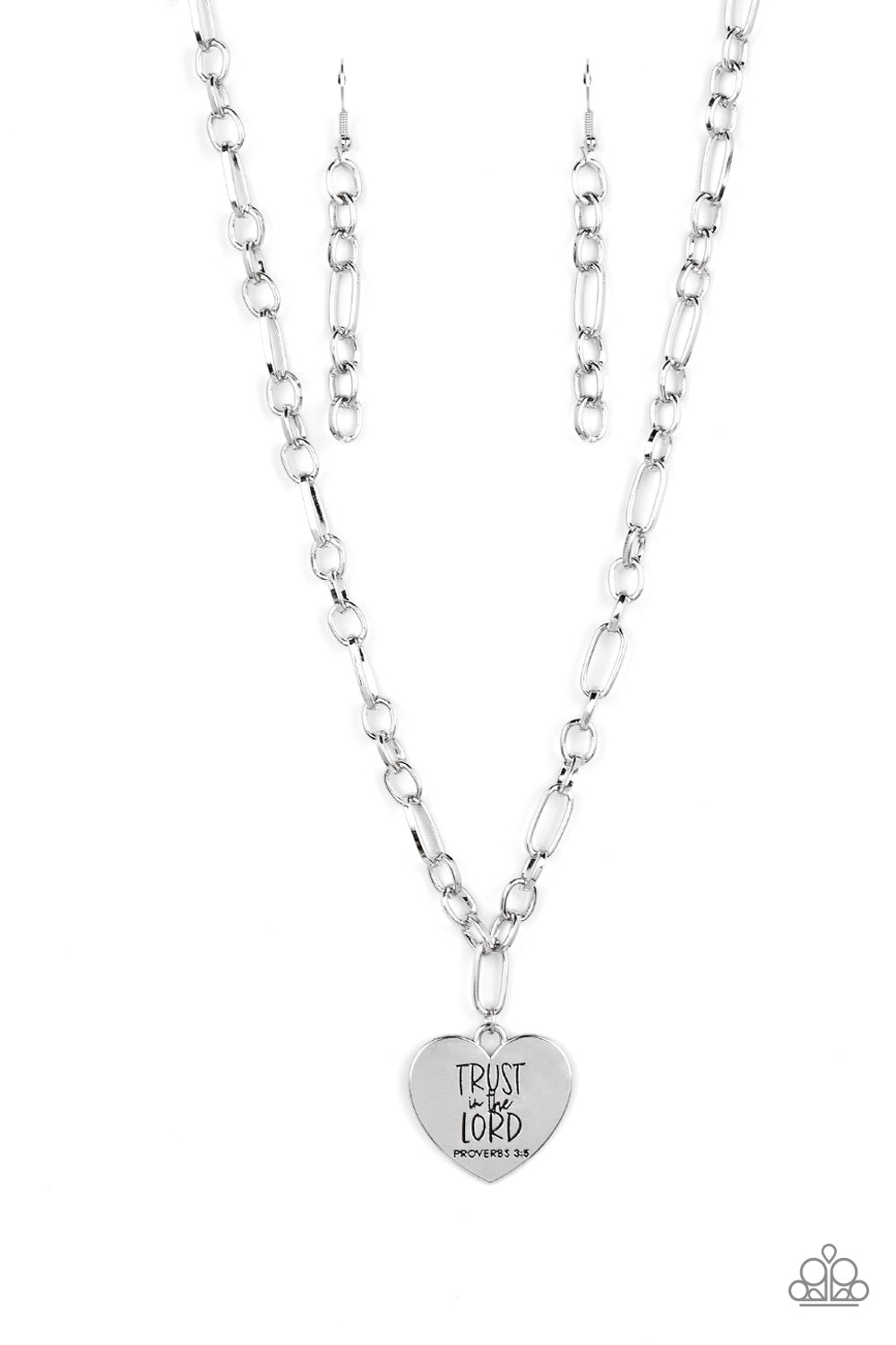 Perennial Proverbs - Silver Necklace - Paparazzi - Dare2bdazzlin N Jewelry