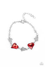 Load image into Gallery viewer, Cluelessly Crushing - Red Bracelet - Paparazzi - Dare2bdazzlin N Jewelry

