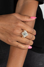 Load image into Gallery viewer, Transformational Twinkle - Gold Ring - Paparazzi - Dare2bdazzlin N Jewelry
