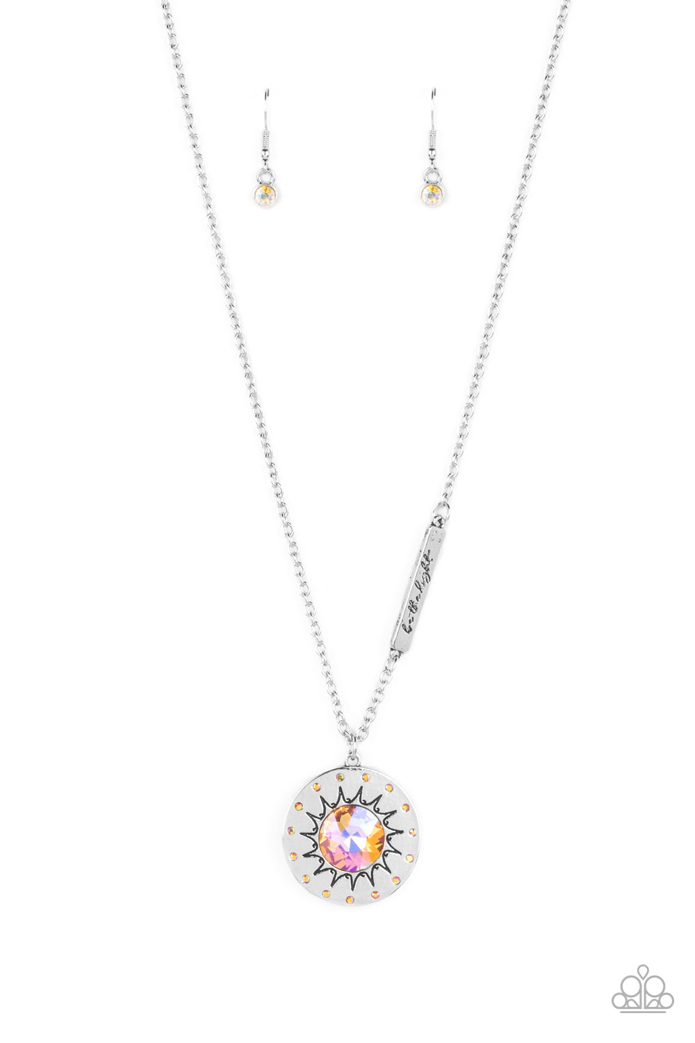 Sundial Dance - Orange Necklace - Paparazzi - Dare2bdazzlin N Jewelry
